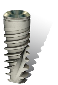 Schéma de l'implant dentaire